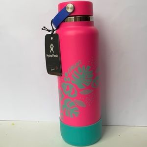 Hydro Flask Limited Edition Hawaii Flamingo Hot Pink 40oz Wide Mouth